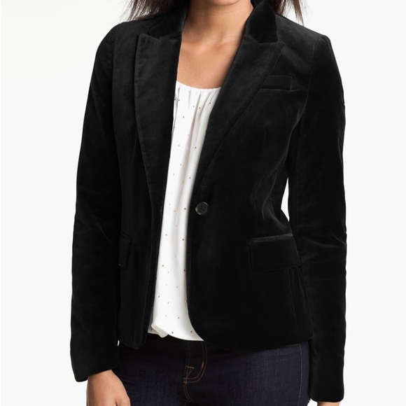 Vince Camuto Jackets & Blazers - New Vince Camuto One Button Velvet Blazer Jacket